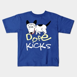 Silly Dog Says Dope Kicks Kids T-Shirt